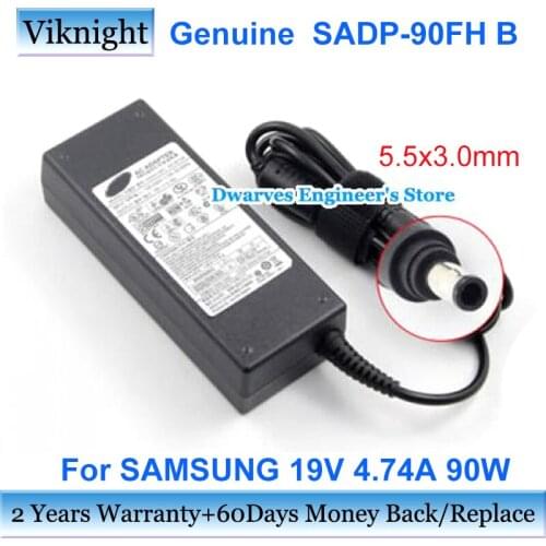 Genuine SADP-90FH B AC Adapter 19V 4.74A Laptop Charger For SAMSUNG NP550P7C NP350V5C R700 GT7450 VM6000 GT8600 NP700Z5C GT8850