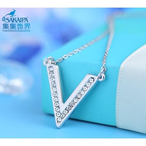 Fantastic Dragon Pendant Necklace Silver Color For Women Jewelry Austrian Crystal Necklace Birthday Gift NA110177