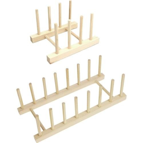 Sew Mate Wooden 8/16 Peg Spool Holder Sewing Thread Rack Organizer/Storage Stand