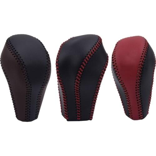 PU Leather AT Gear Shift Knob Handle Cover Trim Cap Car Fit for Infiniti QX50 QX70 QX80 EX FX 35 37 G 37