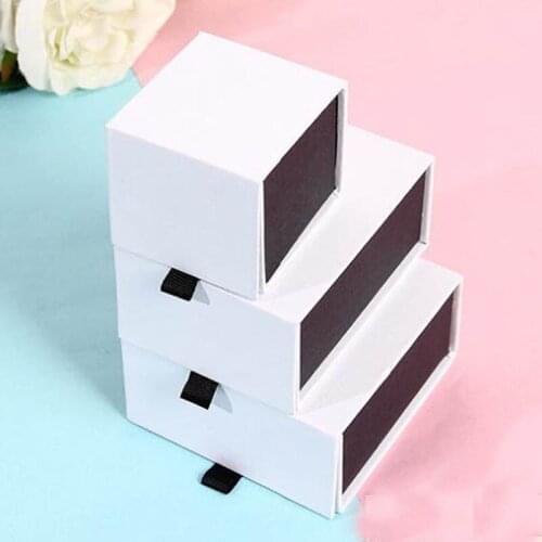 48pcs/Lot Jewelry Organizer Box Magnetic Necklace Pendant Display Box Ring Earring Case Jewelry (CUSTOMIZED LOGO)