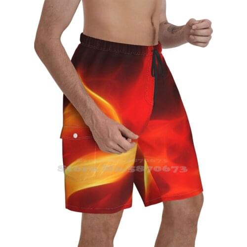 Ring Of Fire MenS Fashion Shorts Sports Shorts Ring Fire Fractalius Filter Adobe Photoshop Cs4 Taylor Taylor Taylor