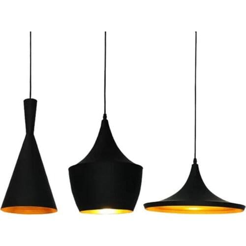 Modern Black White Simple Aluminium Novelty Pendant Lamp Design Children Bedroom Restaurant Decoration shade Pendant Light