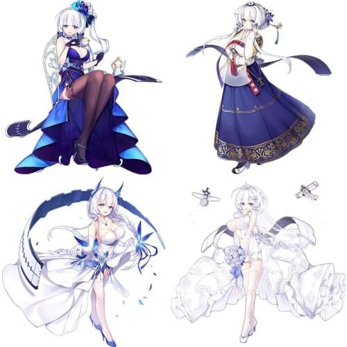 Three Ratels CYX15 Azur Lane ILLUSTRIOUS Anime sticker for car bike motorcycle laptop wall stickers for home decoration