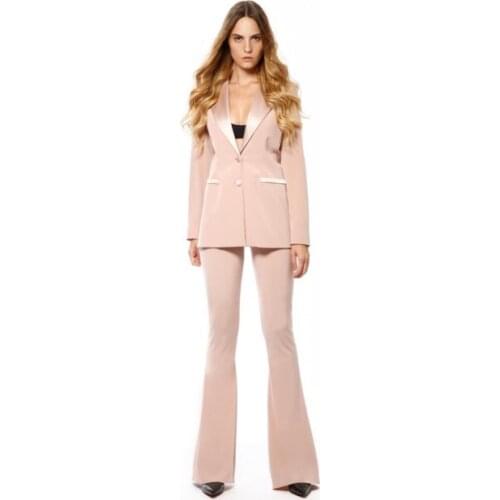 Custom Made Women blazer pants suit Ladies Office Business Tuxedos Formal Work Wear Suits Bespoke jacket trousers 2 pcs set
