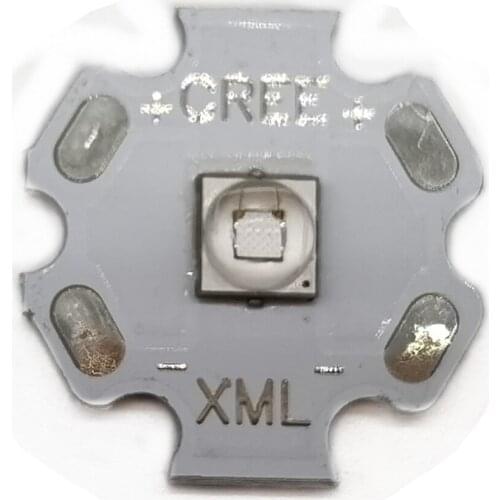 1PCS 5050 XML 10W UV Purple 365NM 395NM Led Emitter Lamp Light 3.4-3.8V 2800mA On 12MM14MM 16MM 20MM PCB Board