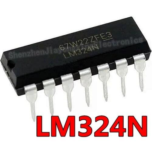 10PCS/Lot LM324 LM324N LM324P DIP-14 IC
