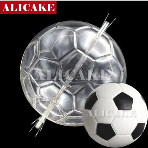 3D Polycarbonate Chocolate Mold for Baking Pastry Tools shape:Chocolate Football