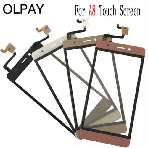 5.0'' Phone Front Glass For Blackview A8 Touch Screen Glass Digitizer Panel Lens Sensor Tools Adhesive+Wipes