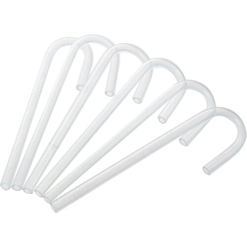 New 6pcs Acrylic Pipe U Shape Tube Bend for Aquarium Co2 System/Diffuser