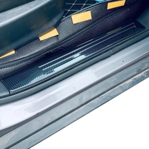 For 2021 Nissan Kicks Accessories Stainless Interior Door Sill Scuff Plate Kick Guard Pedal Welcome Pedal Step Cover Car Styling