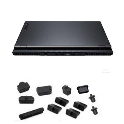 Laptop Black Silicone plug port cover For New Lenovo Legion Y520 R720 Y720 Y530 Y730 Y7000 Y7000P