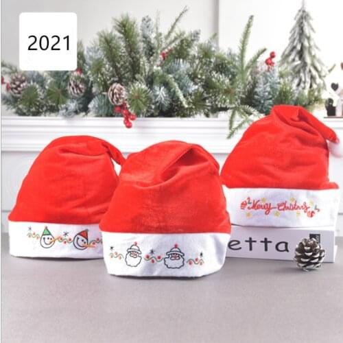Children Christmas Red Riding Hood Santa Novelty Christmas Hat christmas decoration for home christmas caps for babies#m