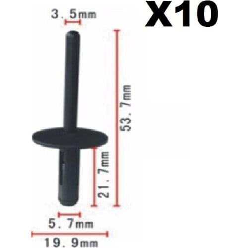 FOR BMW E90 E91 Z4 E85 E86 X3 X5 X6 BUMPER SKIRT SILL RIVET CLIPS x10 NEW REPAIR SET OE 51717002953