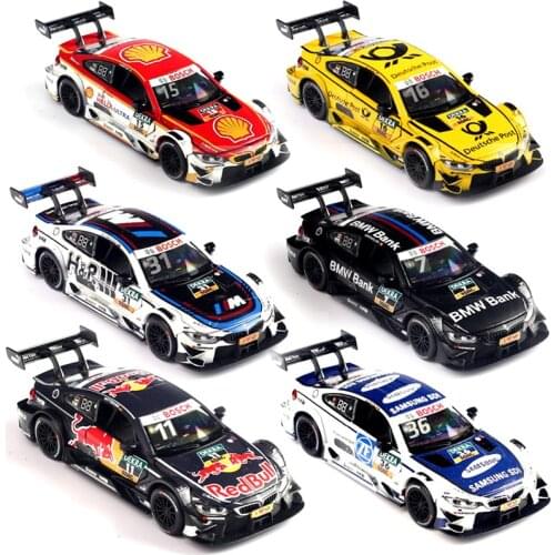 1/32 Racing Car Diecast Model 6 Types #7-#36 Colorful Printing Licensed Paper Box Packing No Lights