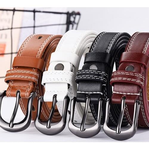 1PC Men Women Leather Jeans Belts Waist Work Dress Belt Casual Elegant Hot Fashion New High Quality Unisex Fashion Accessories
