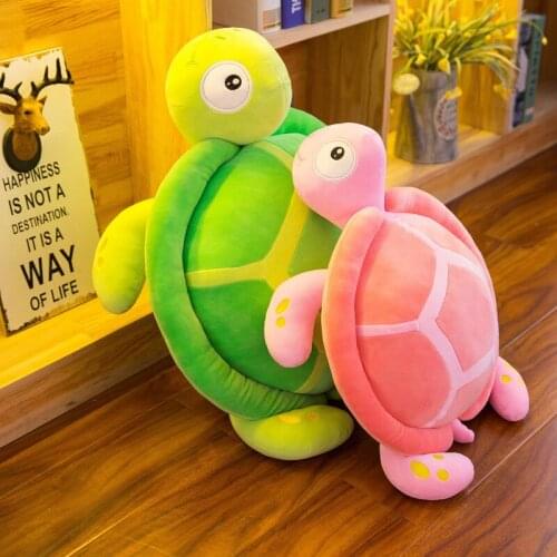 Cute Turtle Plush Toy Soft Stuffed Animal Cushion Pillow Doll Christmas Gifts for Kids Boys