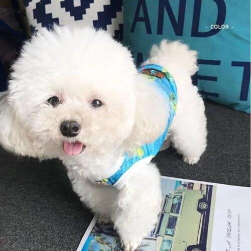 Fashion Summer Pet Dog Vest Clothes T-shirt Puppy Coat Jacket Sweater For Small Medium Dogs Corgi Pug Schnauzer LXC37