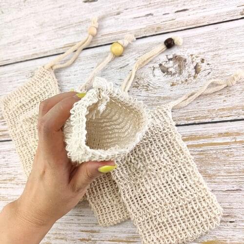 Bath Soap Pocket Bubble Firm Exfoliating Brush Shower Product Comfortable Towel Scrubbers Rub Body Wash Cotton and Linen Bag