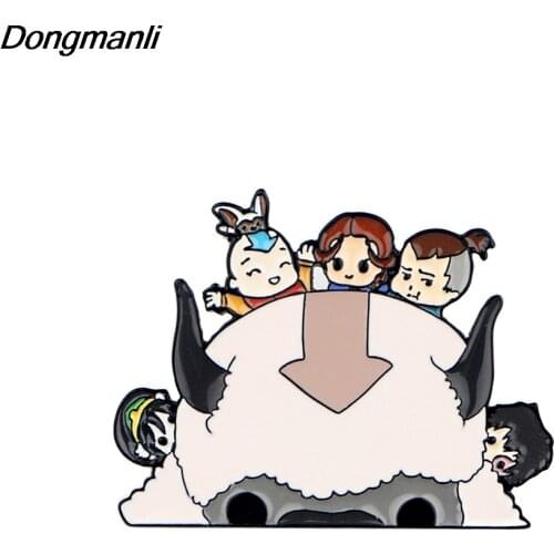 P5763 Dongmanli Anime Figure Creativity Enamel Pins Women Badge Backpack Collar Lapel Pin Hat Jewelry kids Gifts