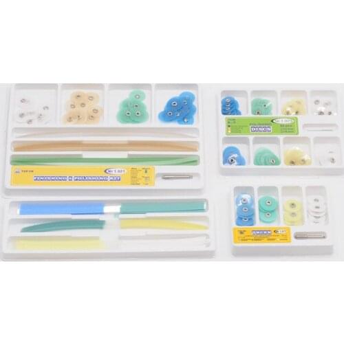 Dental Finishing Polishing Discs Strips Mandrel Kit Resin Tooth Filling Material For Dentist Lab