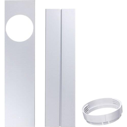 Portable Flexible Telescopic PVC Window Seal Bracket Board for 15cm Hose Mobile Air Conditioner Easy to Install