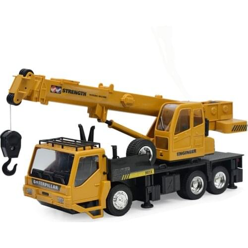 RC Hoist Crane Model Engineering Car Toys for Kids Birthday Gift Brinquedos Remote Control Excavator Toys for Boys