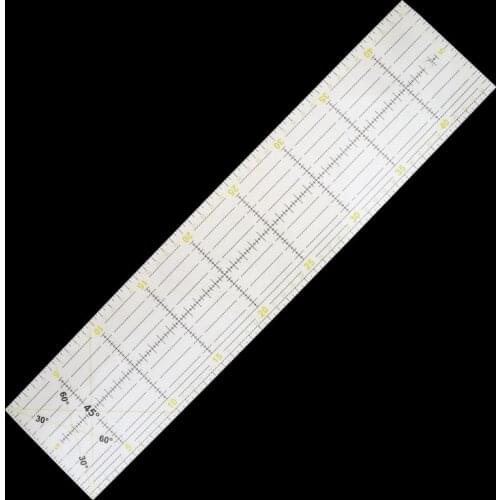 Patchwork Ruler 10x45CM Square Ruler Patchwork Tool Two-color Large Rectangle Ruler DIY Tool
