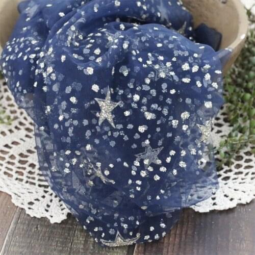 Newborn Photography Props Star River Bronzing Mesh Wrap Blanket Baby Photo Shooting Background Accessories