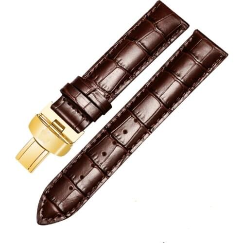 High Quality Handmade Genuine Leather watch band 19mm 20mm 21mm 22mm for Tissot Lilock Curved Strap Belt 1853 Substitute for T41