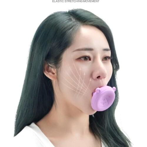 Silica Gel Mouth Jaw Exerciser Slimming Face Tool Double Chin V Face Lifting Double Chin Wrinkle Removal Blow Breath Exerciser