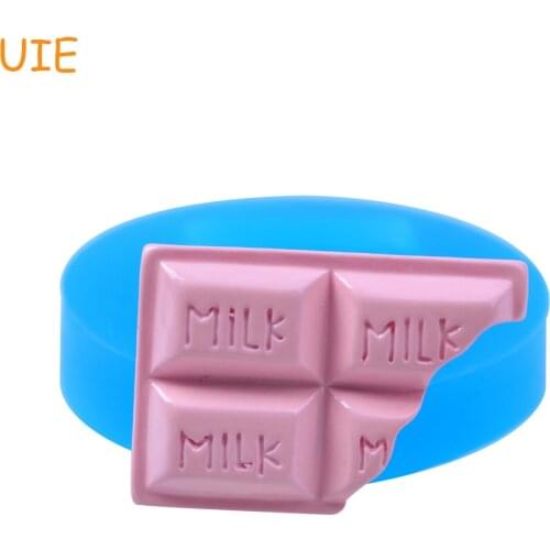 KYL174U 30.7mm Bitten Chocolate Silicone Mold - Dessert, Fondant, DIY Biscuit Baking, Candy Making, Resin Polymer Clay, Icing