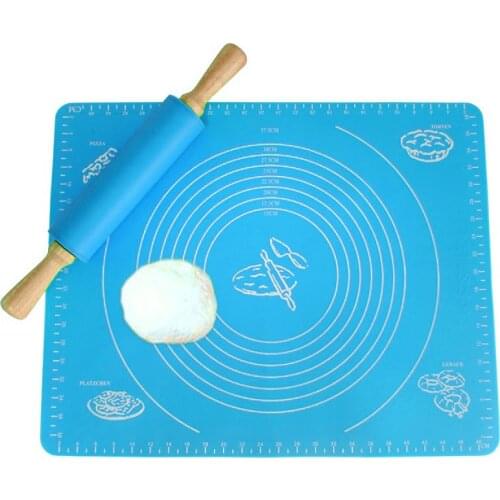 Silicone Baking Mats Sheet Pizza Mat Rolling Dough Non-Stick Maker Pastry Kitchen Accessories Cooking Tools Bakeware Gadget Sets