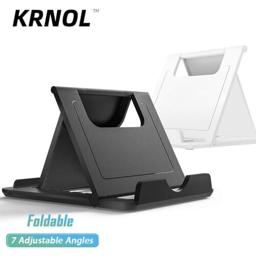 Foldable Desk Cell Phone Holder Stand for iPhone iPad Tablet Universal Folding Table Smartphone Support Desktop Mount Bracket