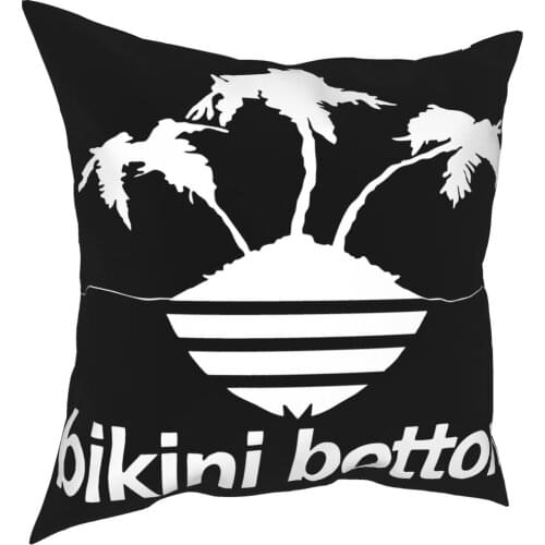 Bikini Bottom Seaside Scenery Pillowcase Printing Fabric Cushion Cover Gift Throw Pillow Case Cover Sofa Drop Shipping 40X40cm
