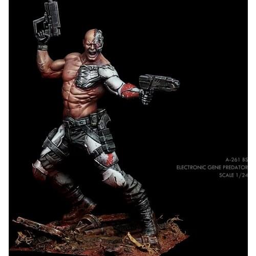 1/24 Resin model kits Gunman self-assembled A-261