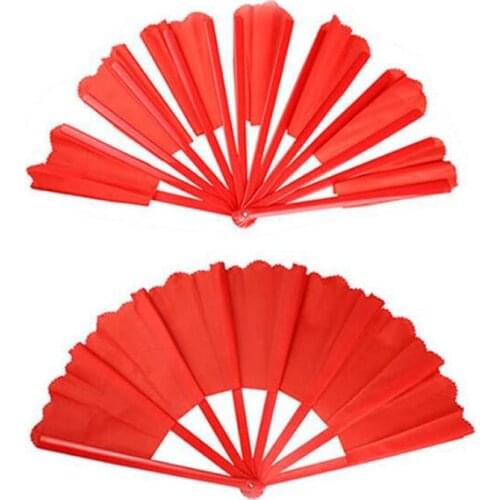 1 Pcs Broken Fan Red Cloth Restore Magic Props Magic Tricks Toys Funny Kids Game for Party Stage Close-up Street Magicians
