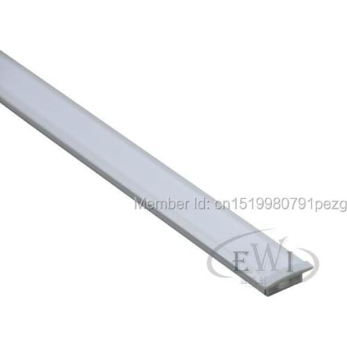 10 X 0.5M Sets/Lot T type Extruded LED streifen alu profil and Anodized aluleisten led for recessed wall or floor lighting