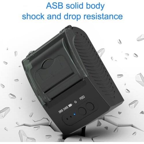 58mm Bluetooth Thermal Receipt Printer Mini Portable Printer Thermal Receipt Ticket POS Printer For Android iOS Windows