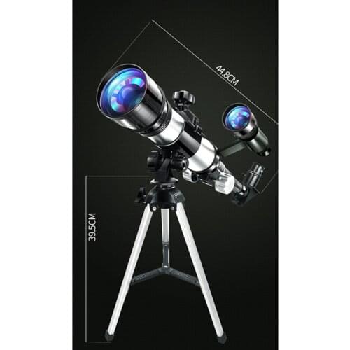 70mm Astronomical Reflector Telescope Kit With Tripod Durable No-tool Set Up