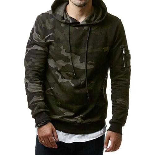 Ailiuhaicheng&fuyi Mens Camouflage Hoodies