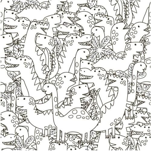 AZSG Cute little head dinosaur Clear Stamps For Scrapbooking DIY Clip Art /Card Making Decoration Stamps Crafts