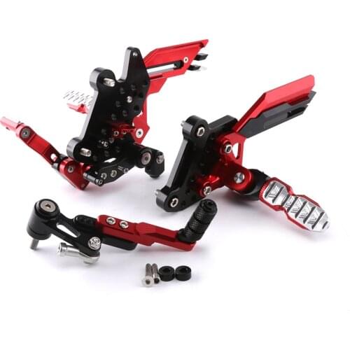 CB650F Racing Big Bike Aluminum Alloy Anti-slid Backset Rearset Footrest for Honda CB650F CBR650F 2018