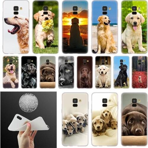 Labrador Retriever dog Phone Case For Samsung Galaxy A10 A20 A30 A40 A50 A60 A70 A6 A8 Plus A7 A9 2018 A3 A5 2017 Cover Coque