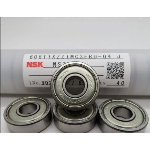 40pcs original Japan NSK high speed motor bearing 608ZZ 8*22*7mm R-2280ZZ precision miniture ball bearing 8mmx22mmx7mm