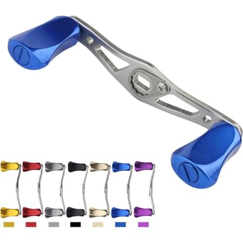 EKfan Length 99mm 8*5MM Hole Size Fishing Reel Handle Silver Handle Aluminum Alloy Knob Fishing Tackle Tool