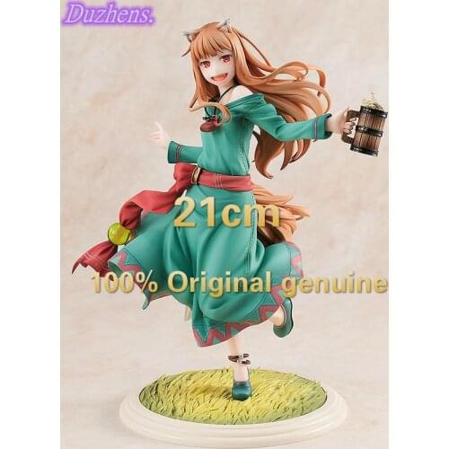 100% Original genuine Spice and Wolf Anime Figure Holo PVC Action Figure Anime Figure Model Toys Figure Collection Doll Gift