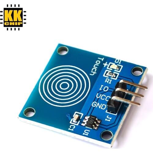 KKCHIP 1 channel Jog digital touch Blue Digital TTP223B Sensor Module Capacitive Touch Switch for Arduino Diy Starter Kit