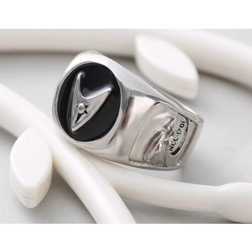 Personality Silver Color Star Trek Ring The Last Frontier Anniversary Ring Classic Man' Ring of Starship Enterprise Jewelry Gift