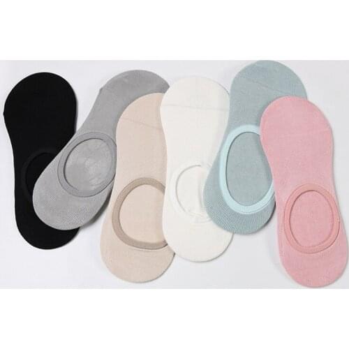 DONG AI 1 Pairs Summer Korea Socks Women Silk Cotton Sock Softable Solid Color Fashion Wild Shallow Mouth Invisible Socks Hot